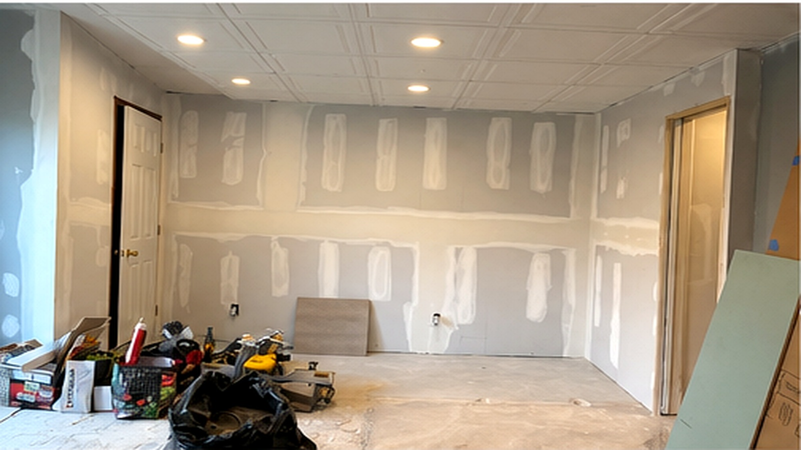 Basement finishing project